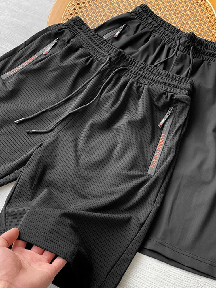 Ice Silk Mesh Shorts