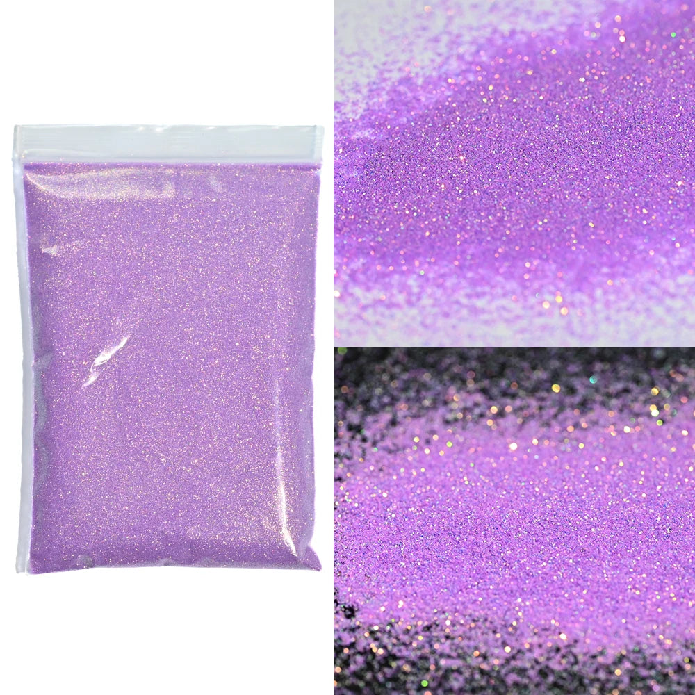 Blue-Green Luminous Nail Powder