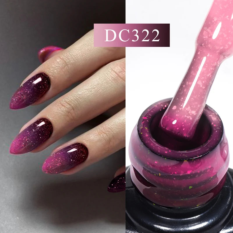 Thermal Aurora Rubber Base Gel Polish