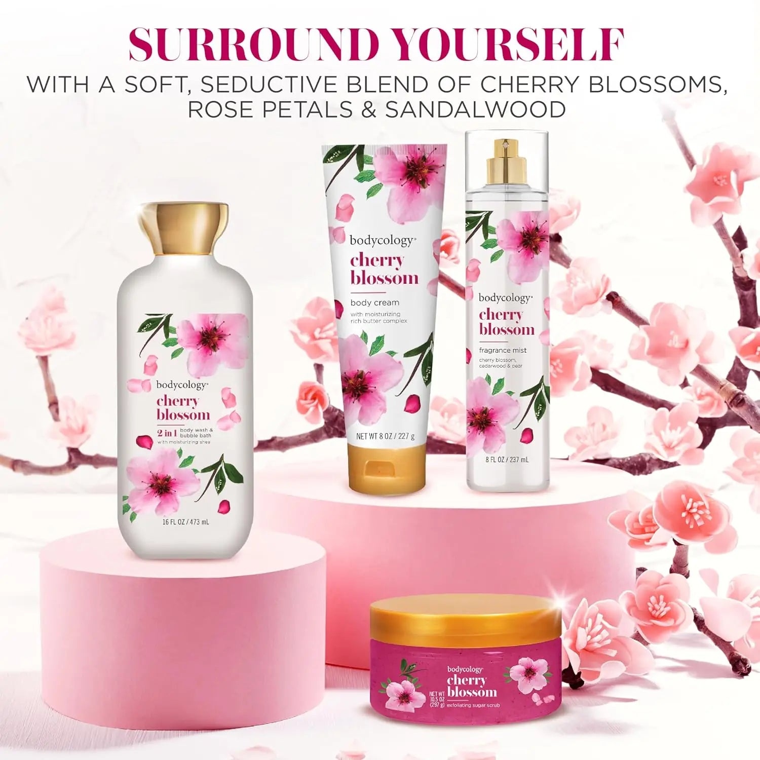 Long-Lasting Cherry Blossom Body Mist