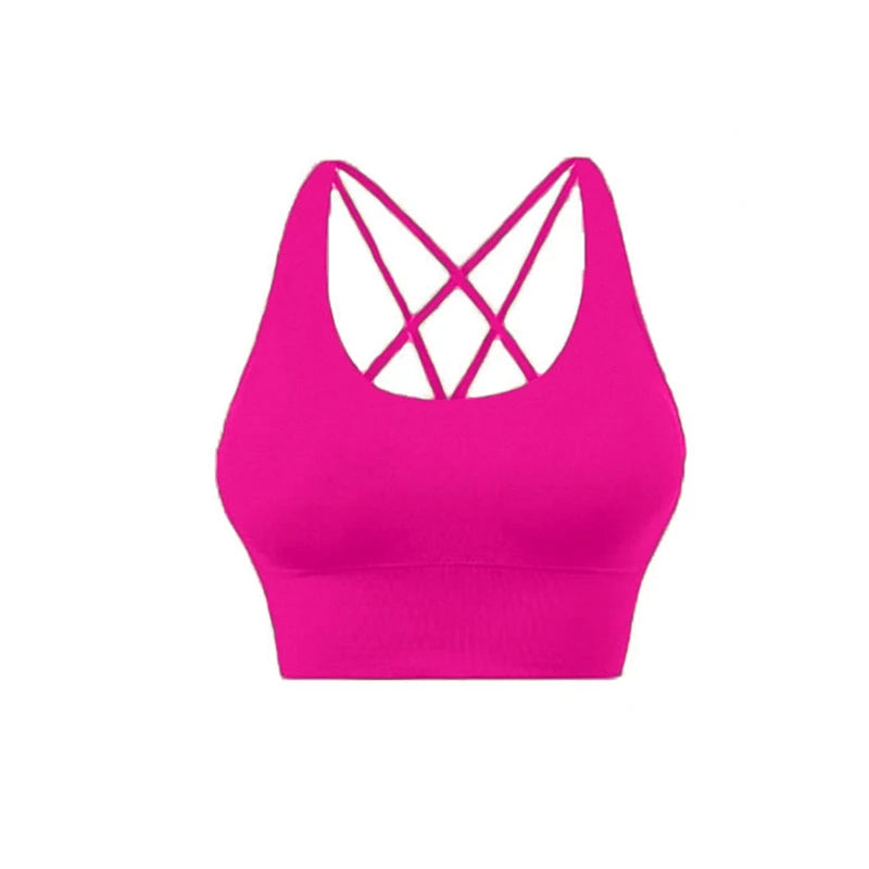 Cross Back Sports Bra