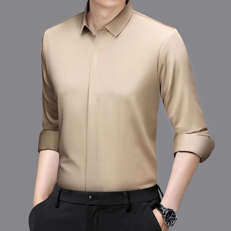 Men’s Wrinkle-Free Long Sleeve Shirt