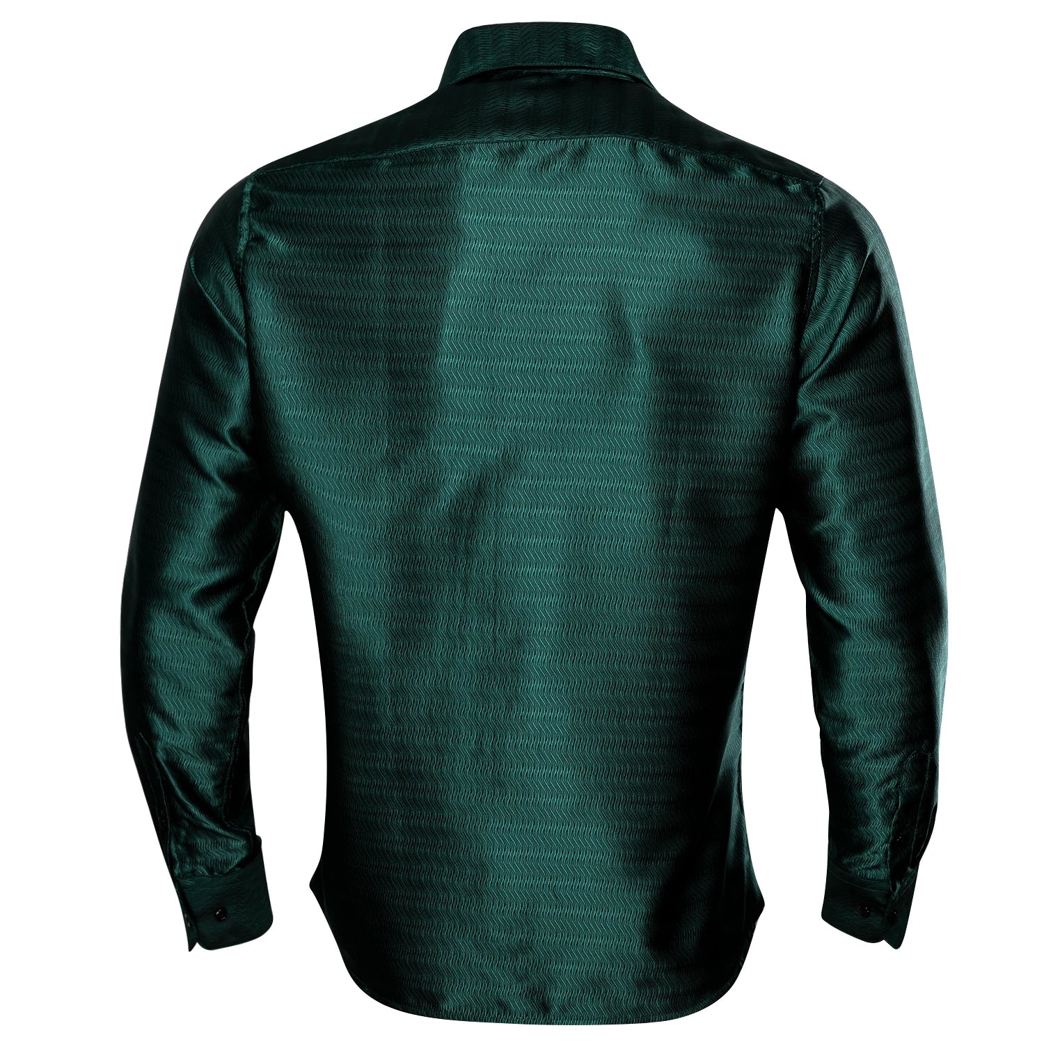 Luxury Green Silk Men’s Shirt