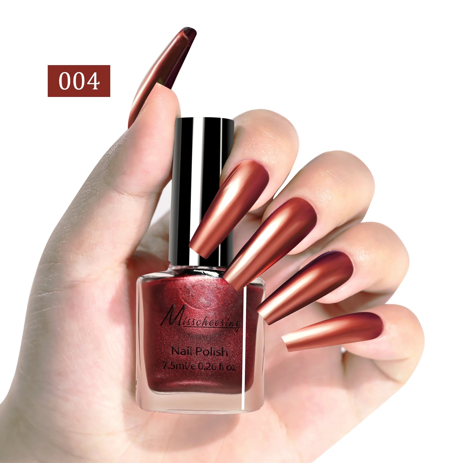 12-Color Mirror Gel Polish Set