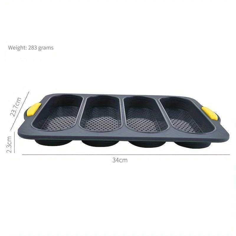 Large Silicone Baguette Baking Mold