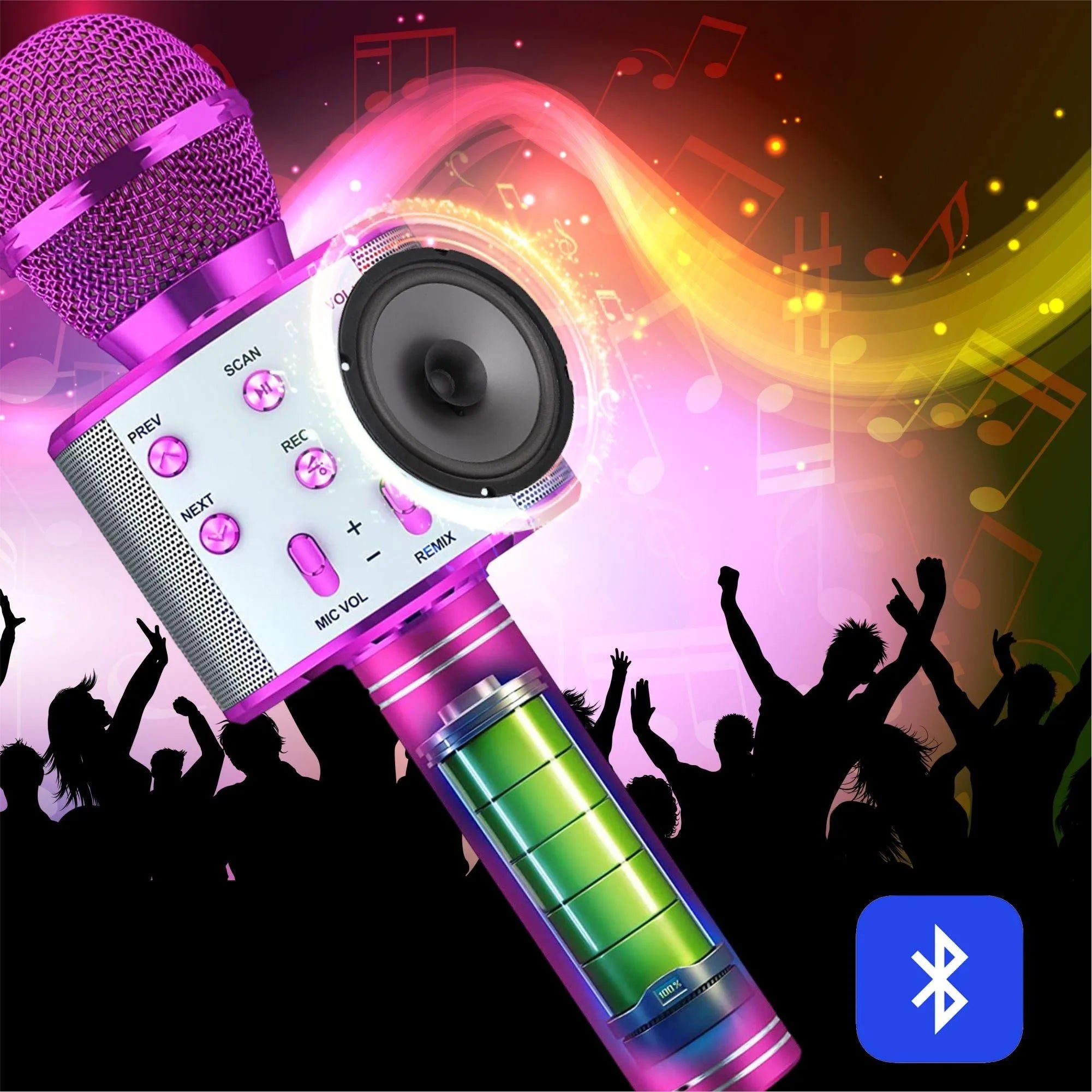 Rechargeable Karaoke Bluetooth Speaker