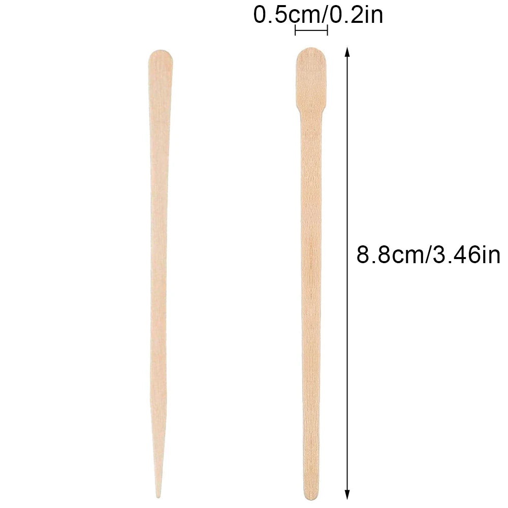 Disposable Wooden Hair Removal Sticks