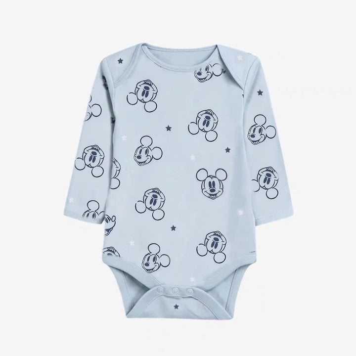 3-Pack Mickey Mouse Baby Rompers