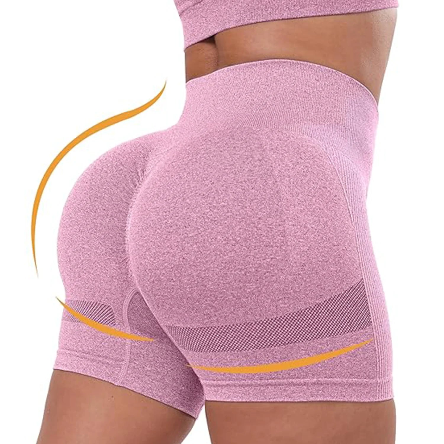 Tie-Dye High Waist Yoga Shorts