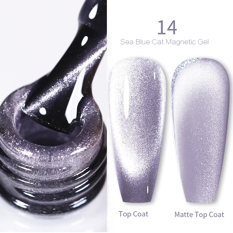 Sparkling Magnetic Cat Eye Gel Polish