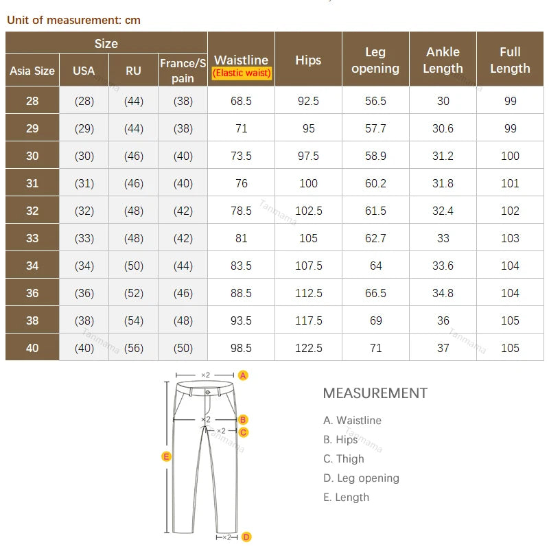 Slim Fit Ultra-Thin Casual Trousers