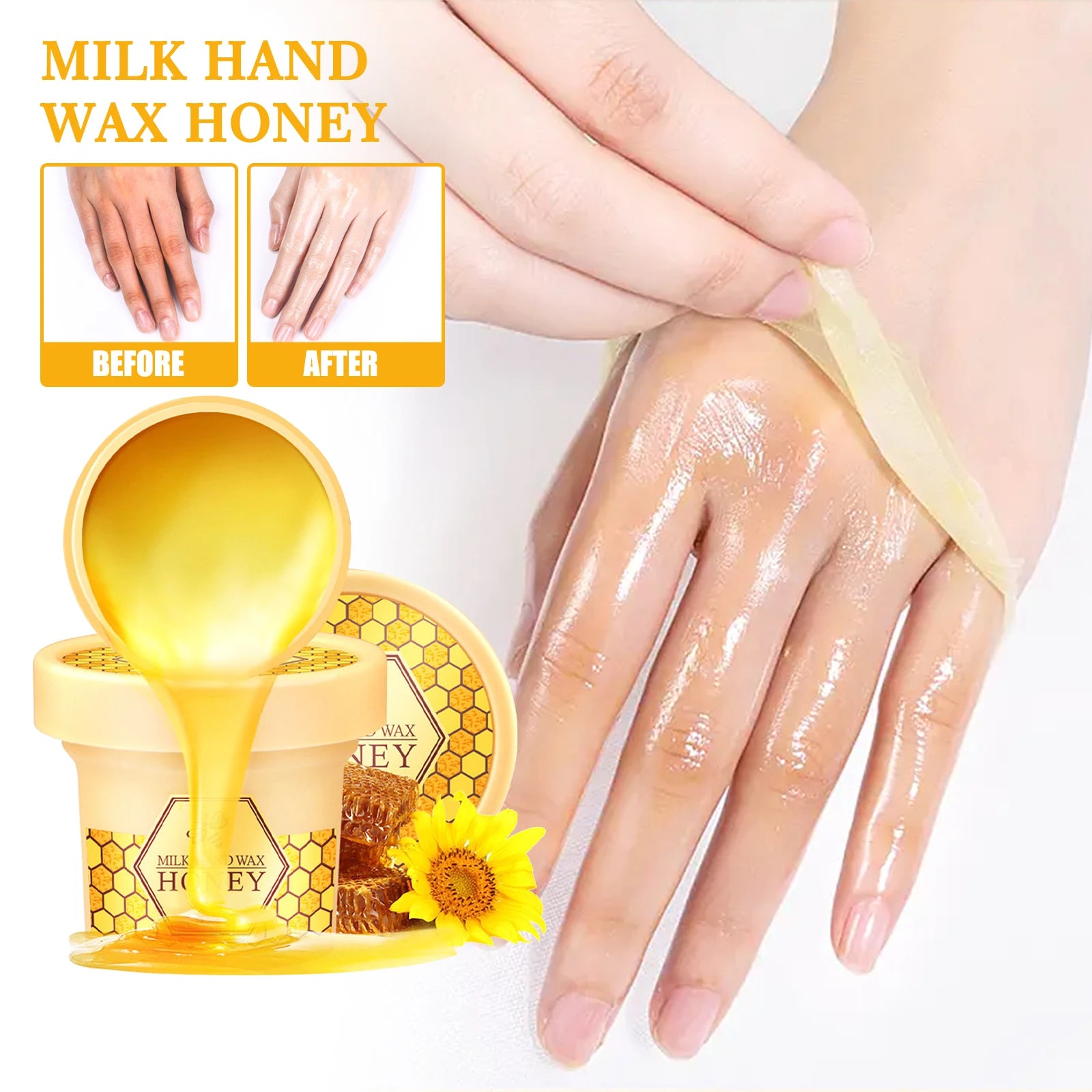 Honey Milk Hand Wax Mask
