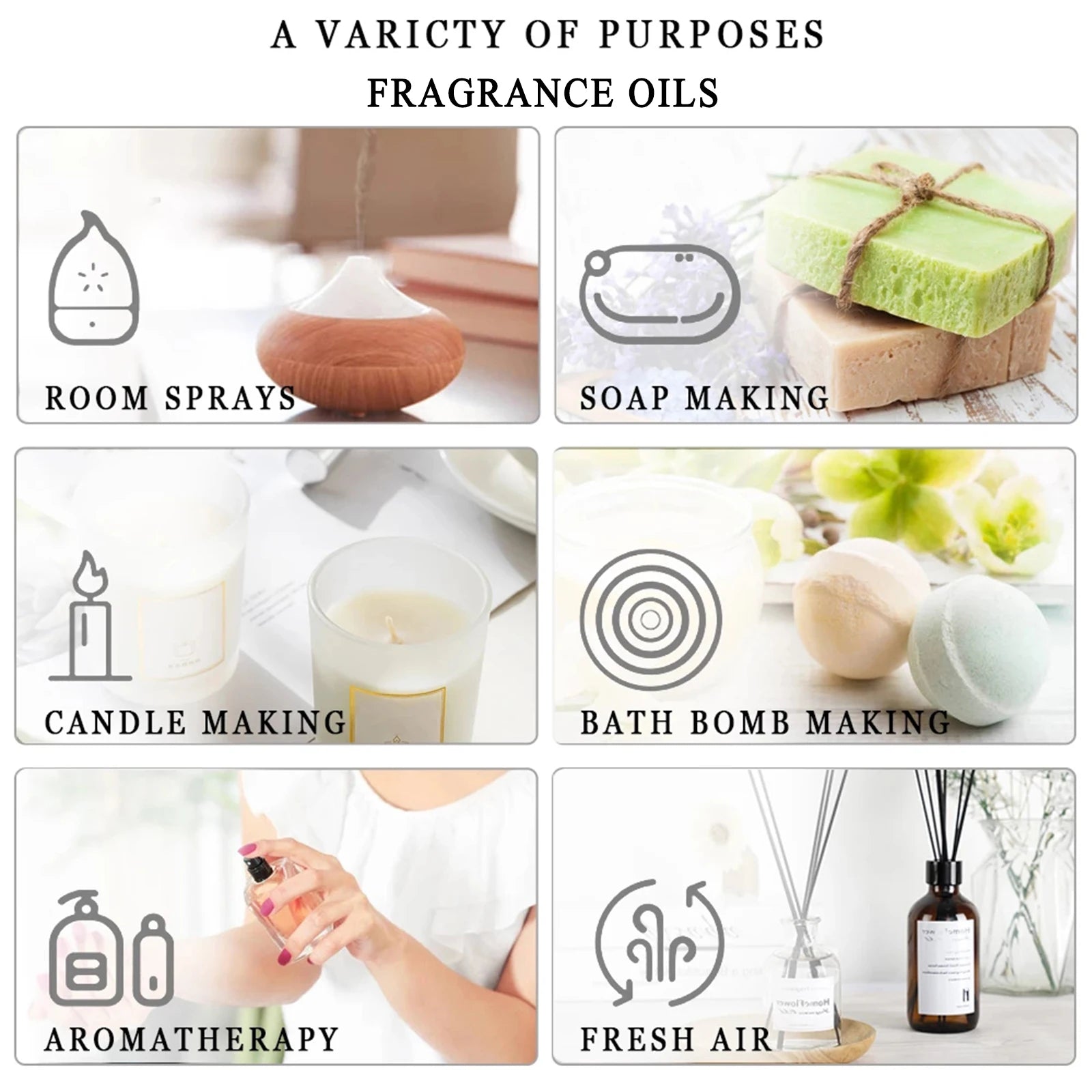100ml Premium Aroma Fragrance Oils