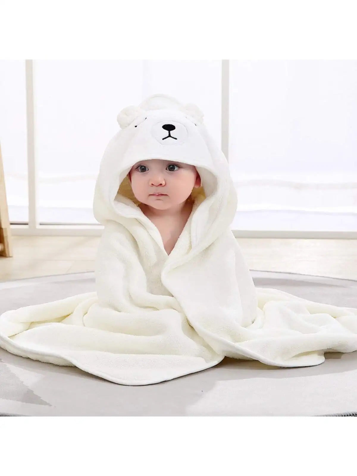 Elephant Cartoon Baby Bath Towel