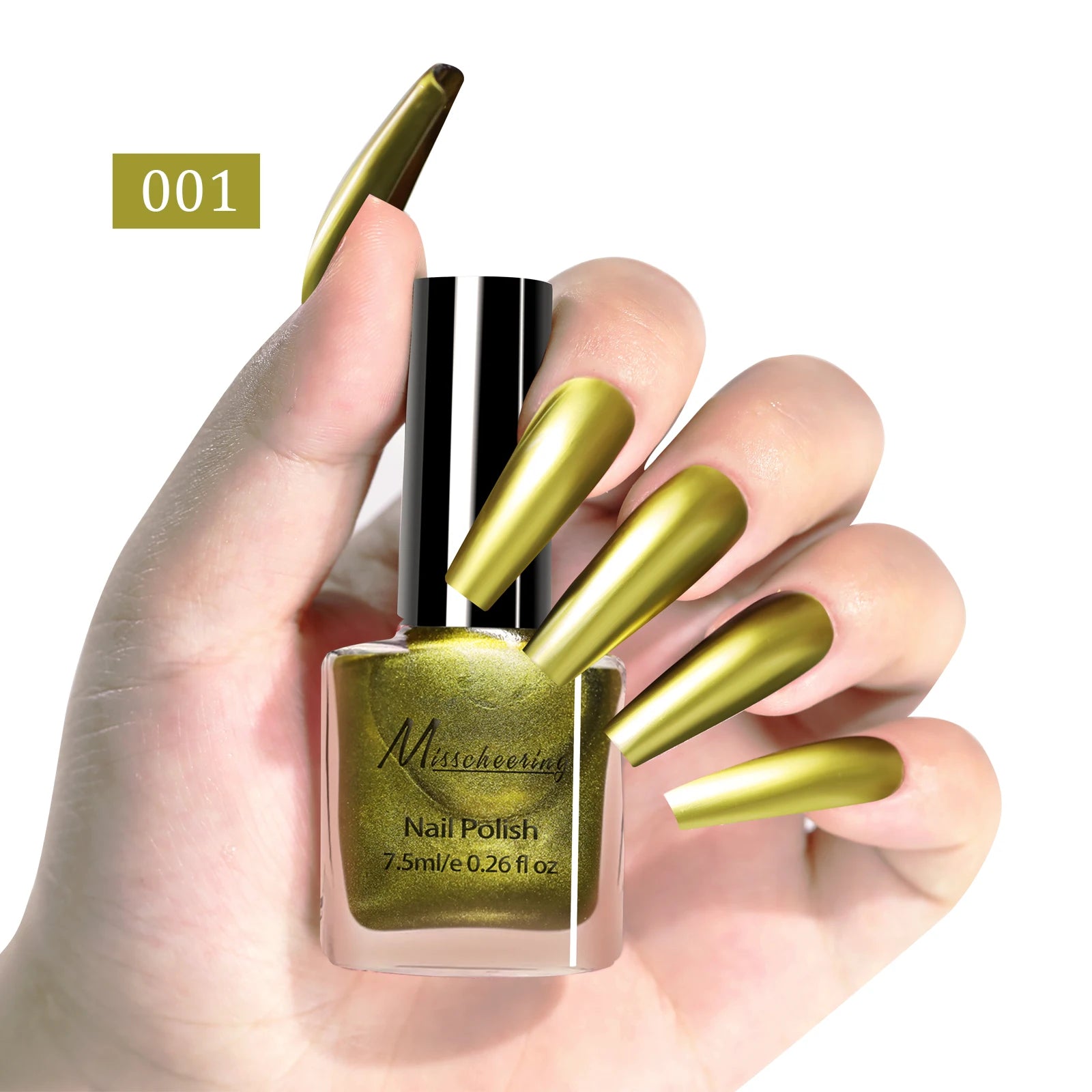 12-Color Mirror Gel Polish Set
