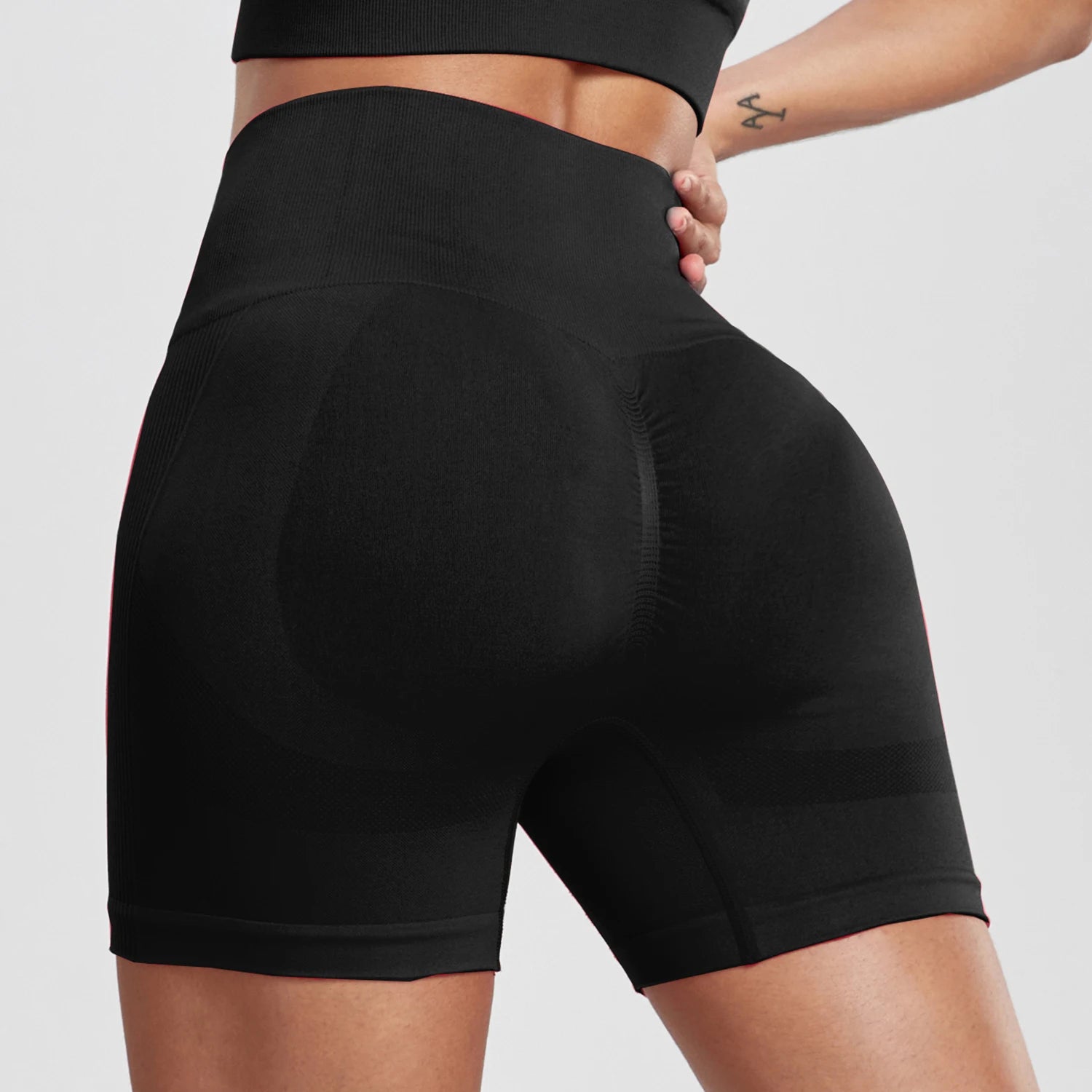 Seamless High-Waist Cycling Shorts