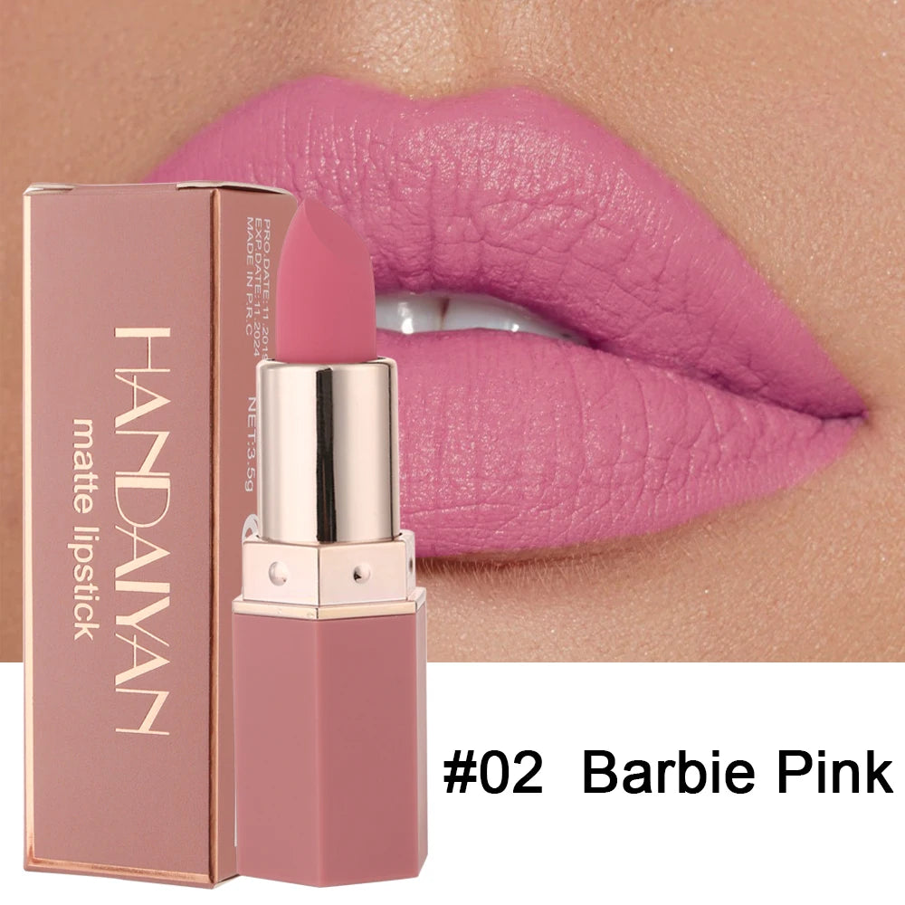 6-Color Long-Lasting Matte Lipstick Set