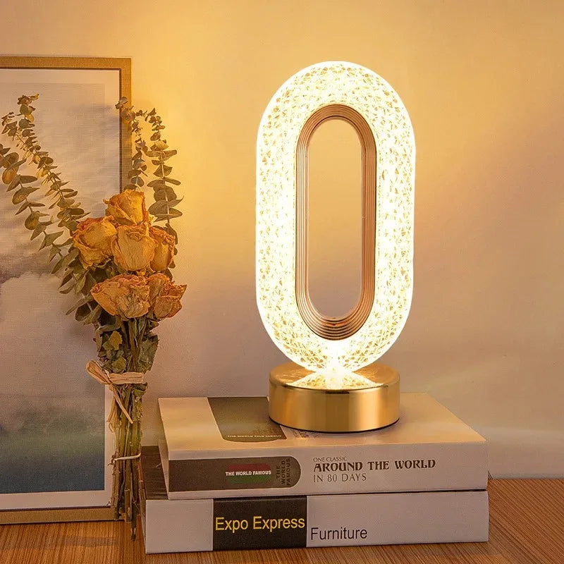 3D Crystal Moon Lamp