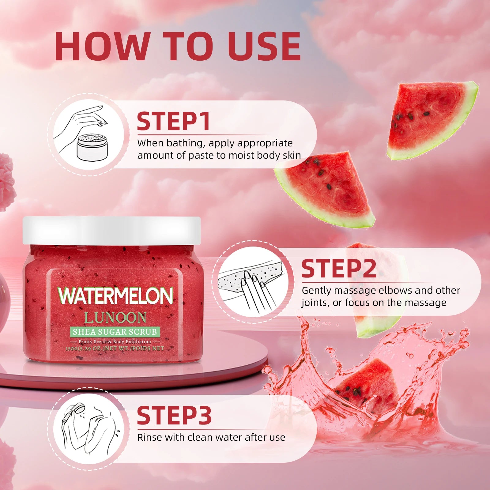 Watermelon Shea Sugar Scrub