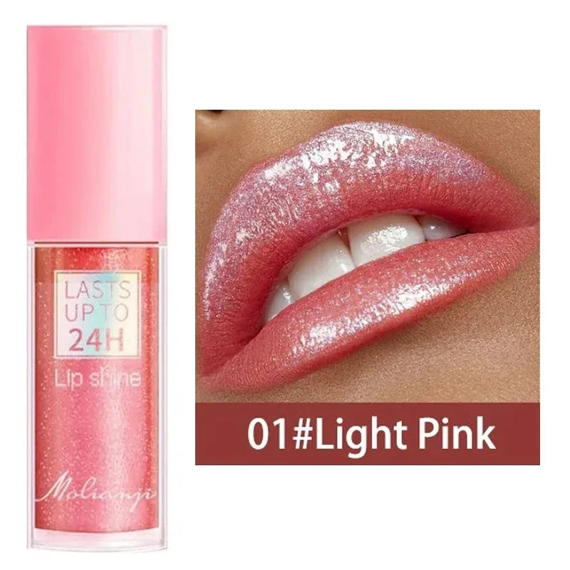 3-Color Mirror Shine Waterproof Lip Gloss