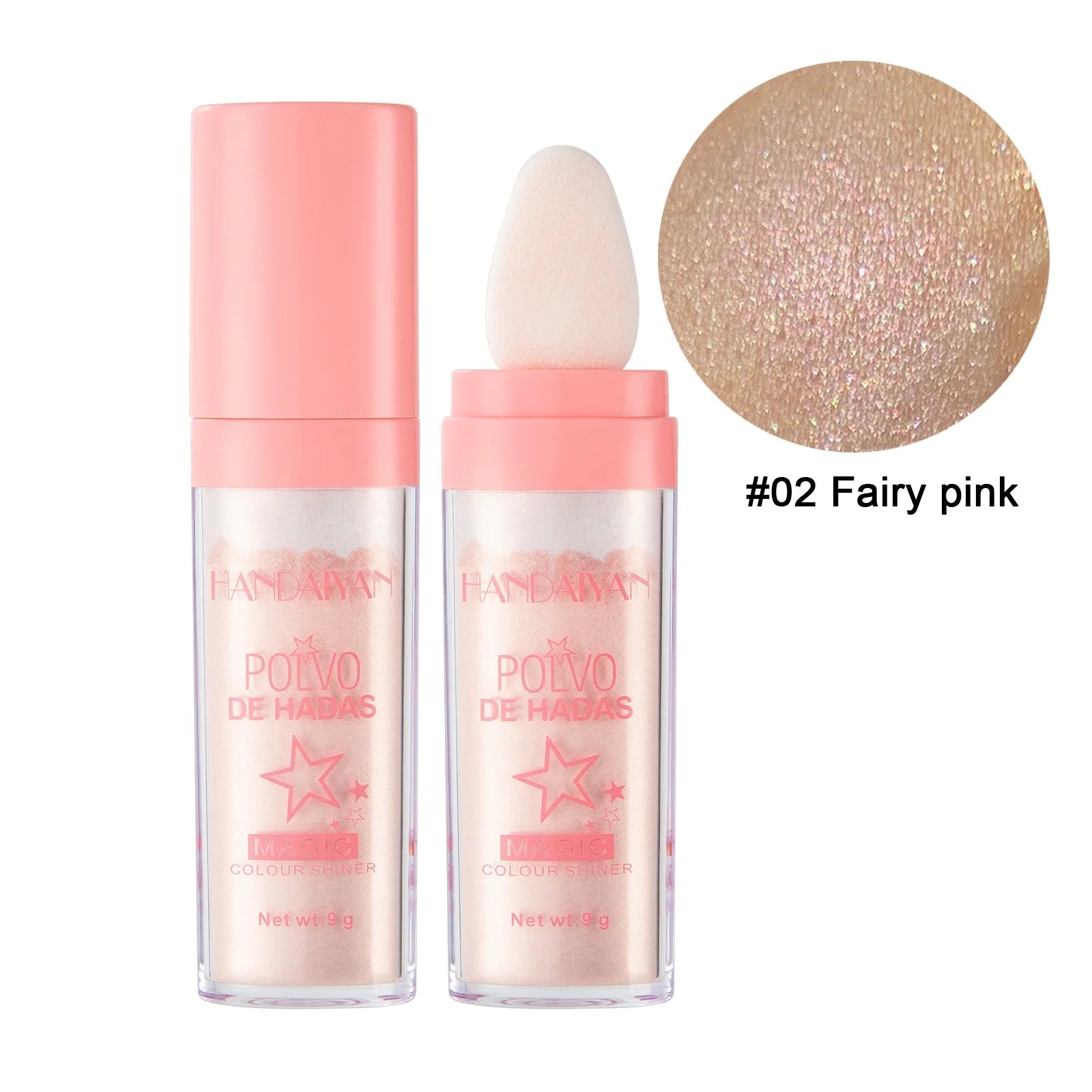 3-Color Fairy Powder Highlighter Stick