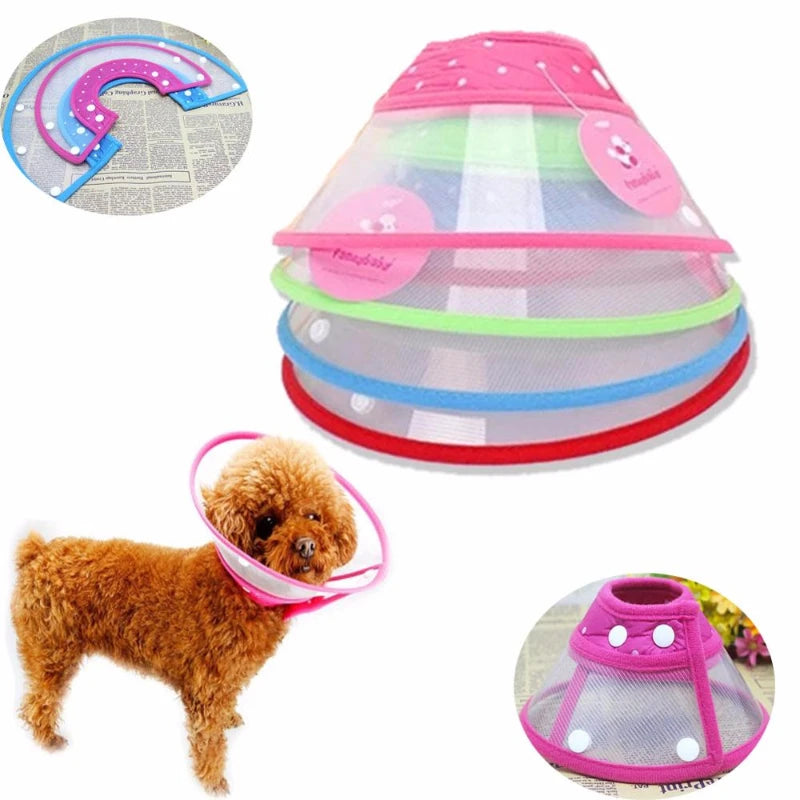 Pet Recovery Cone Collar: Personalized Anti-Bite Lick Surgery Healing