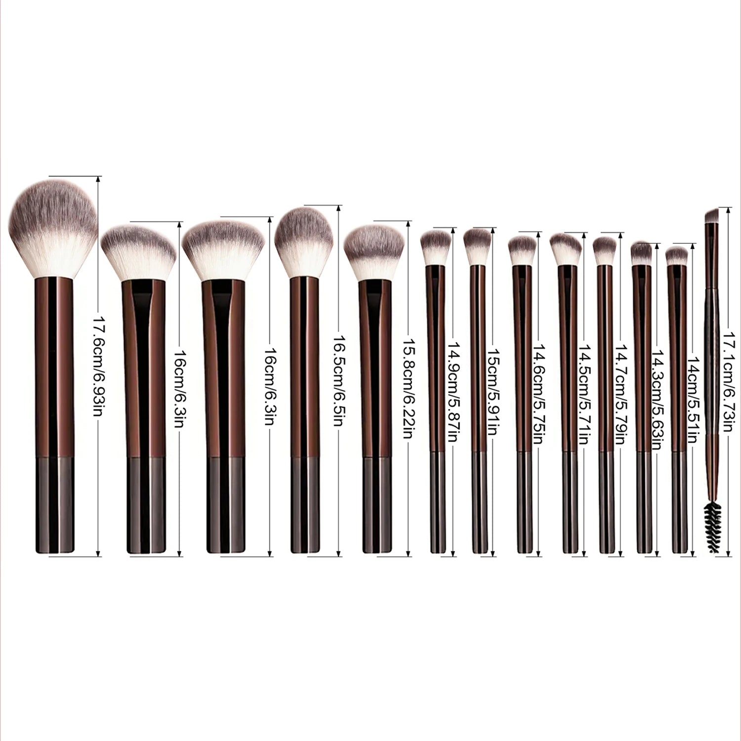 13-Piece Professional Makeup Brush Set