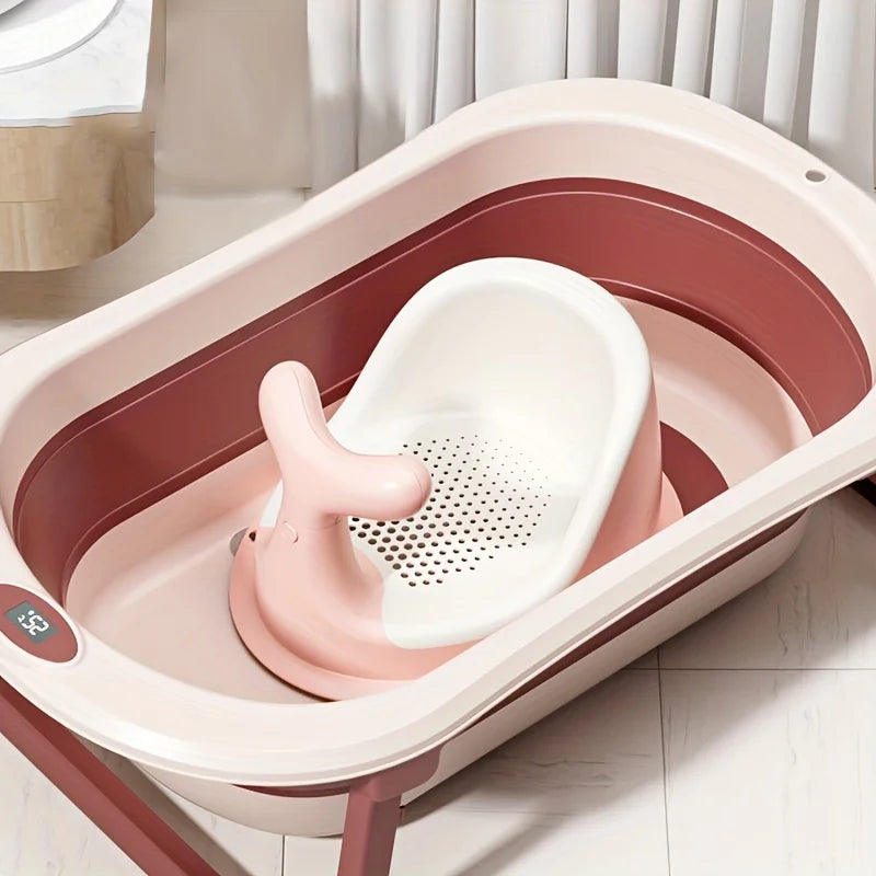 Silicone Bathtub with Real-Time Temperature Sensing