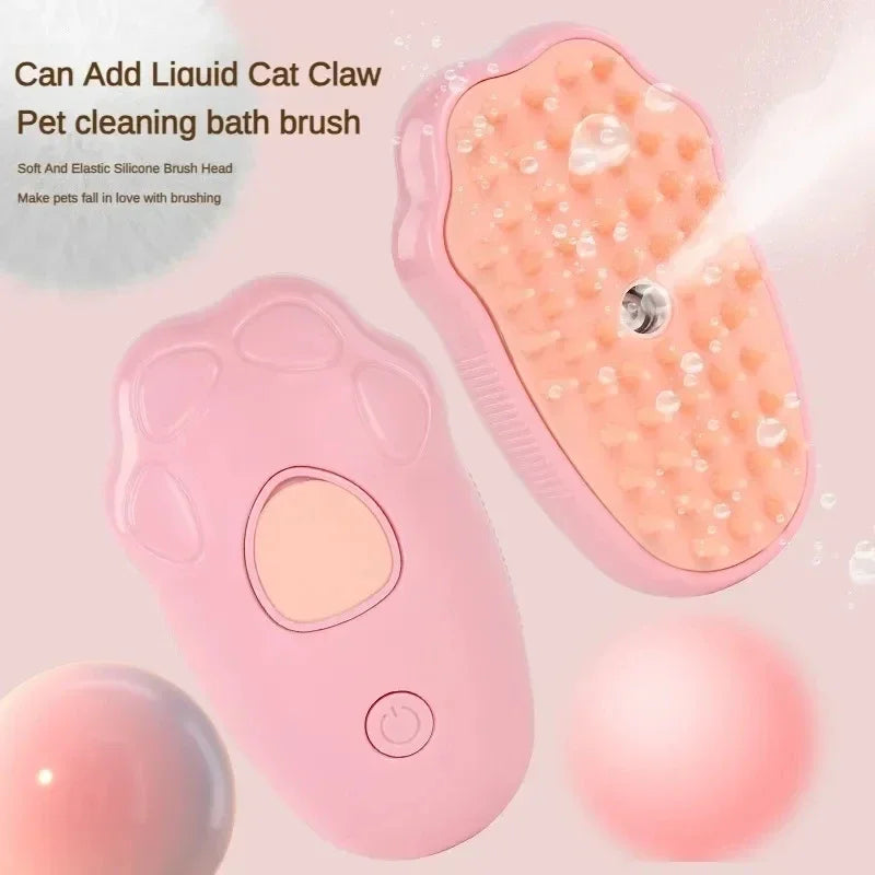 3-in-1 Electric Cat Steam Brush