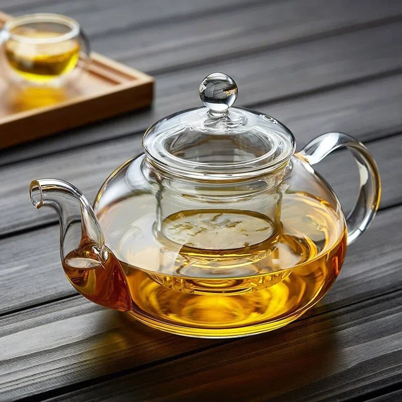 Heat-Resistant Glass Teapot Set