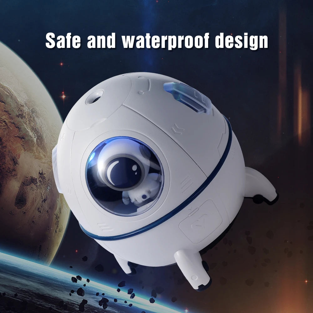 Desktop Space Capsule Air Humidifier with LED Light Astronaut