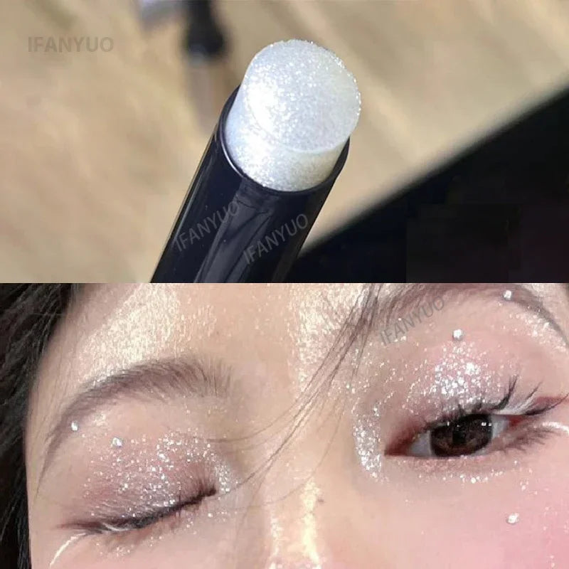 Silver White Pearlescent Highlighter Stick