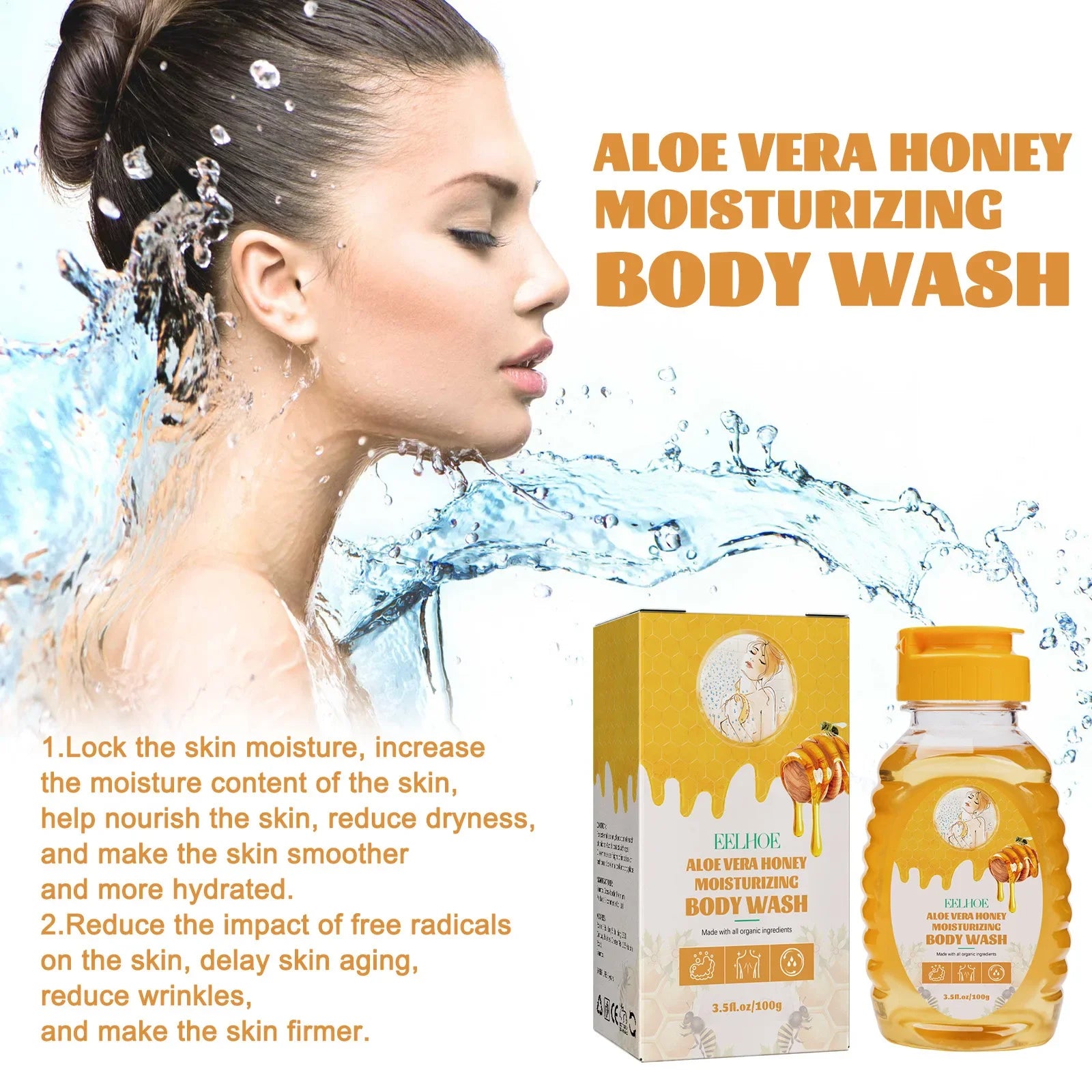 Honey Moisturizing Shower Gel