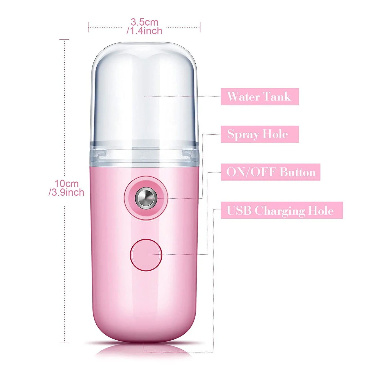 Portable Mini Nano Facial Steamer