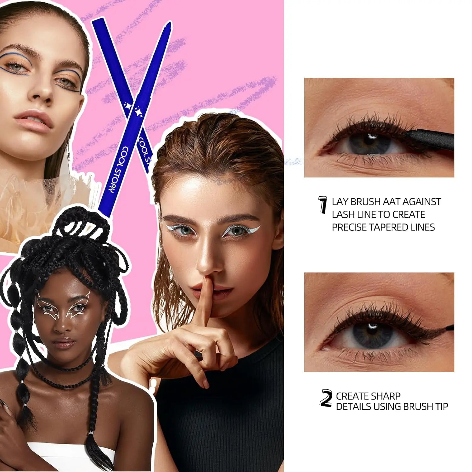 12-Color Waterproof Matte Gel Eyeliner Set