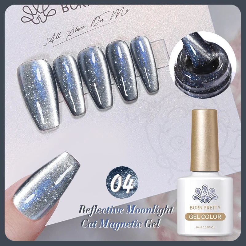 Sparkling Magnetic Cat Eye Gel Polish