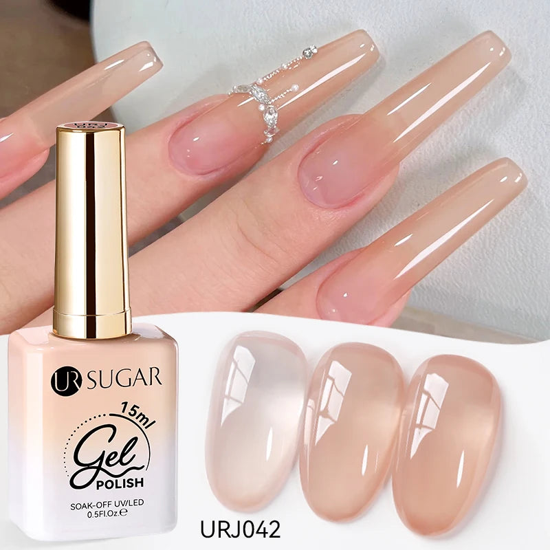 Jelly Milky White Translucent UV Gel Polish