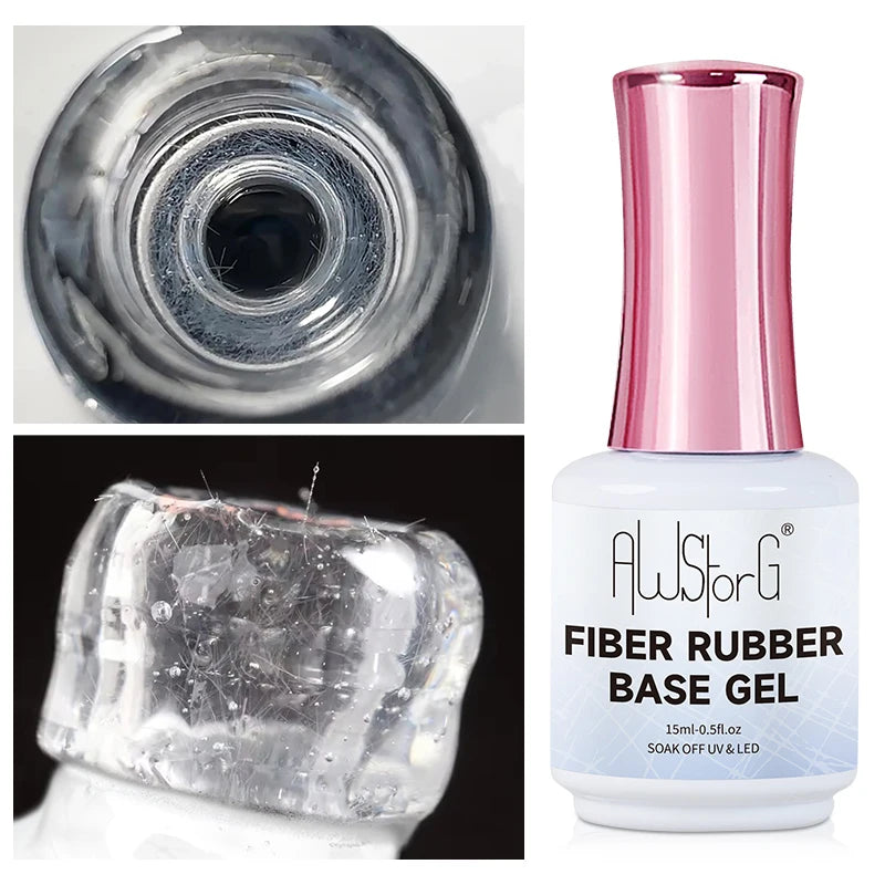 Fiber Rubber Base Gel