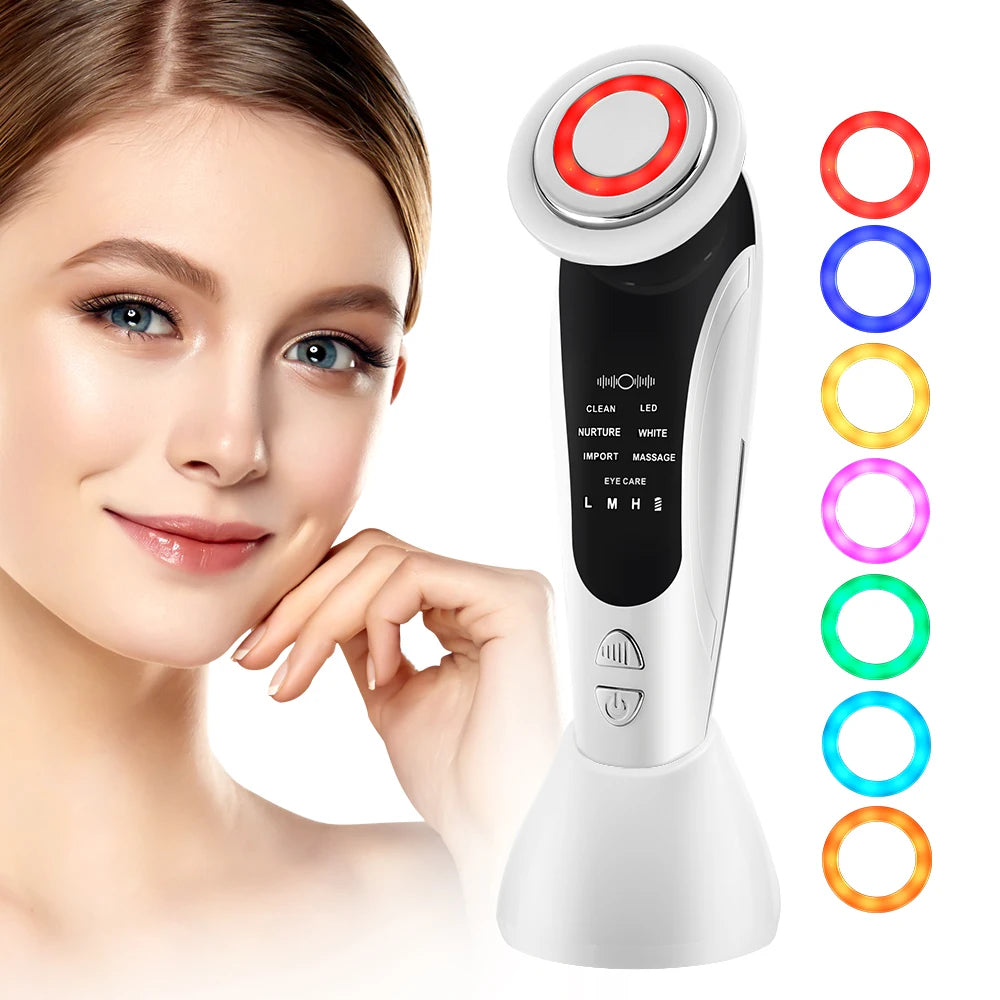 7-in-1 EMS Microcurrent Face Lifting Device