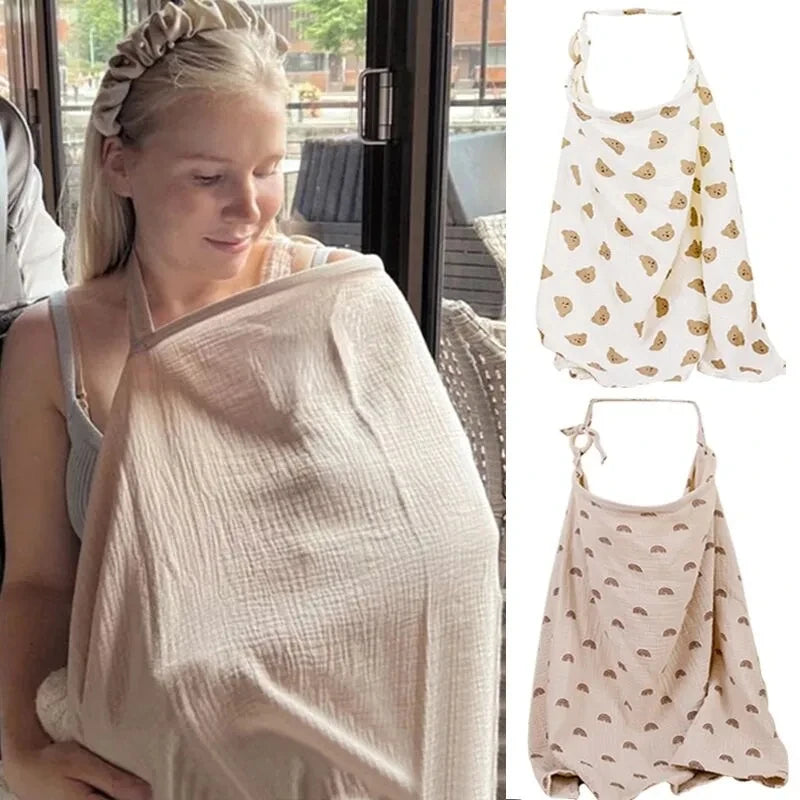 Cotton Muslin Nursing Cover