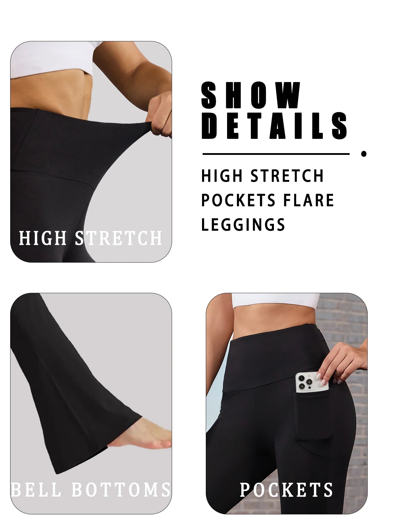 High-Waisted Flare Yoga Pants