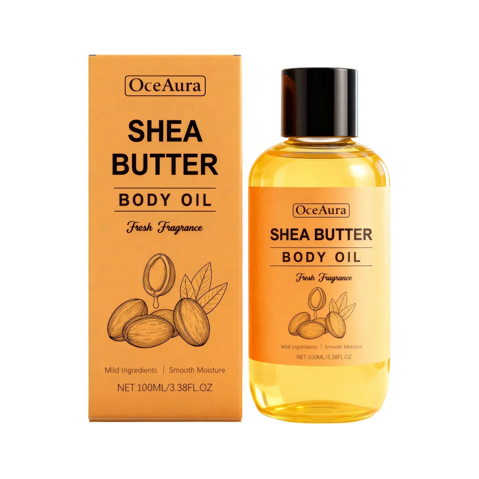 Natural Shea Butter Massage Oil