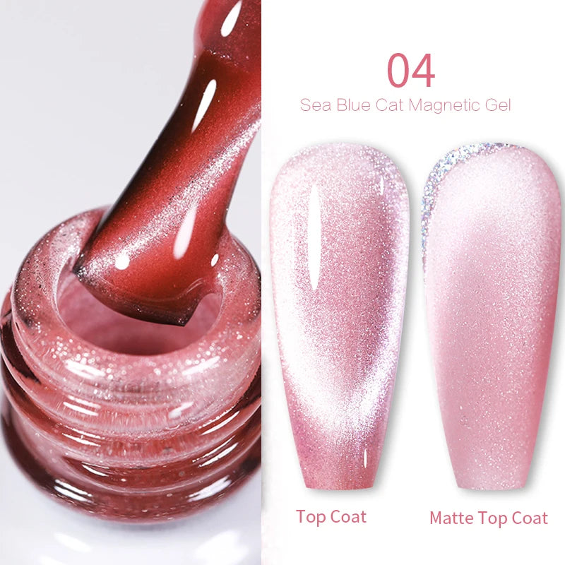 Sparkling Magnetic Cat Eye Gel Polish