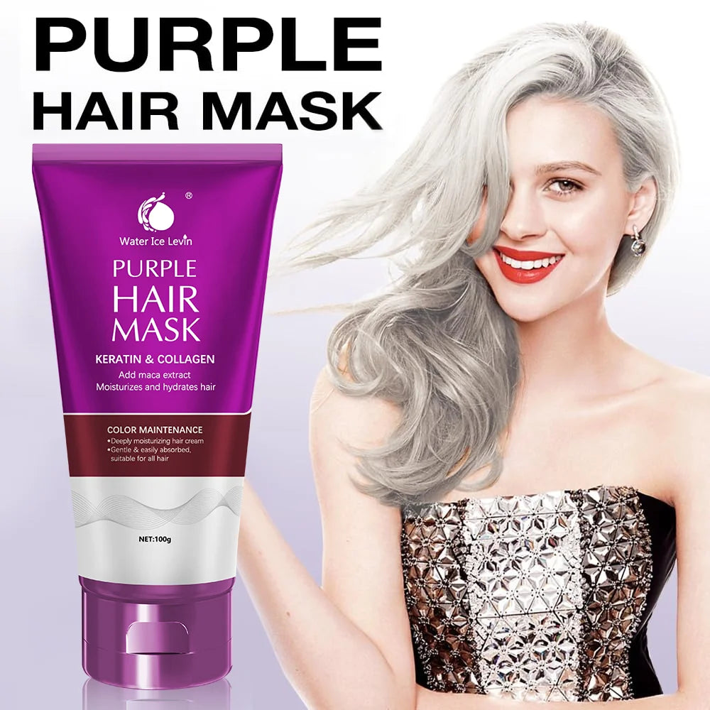 Purple Keratin Biotin Hair Mask