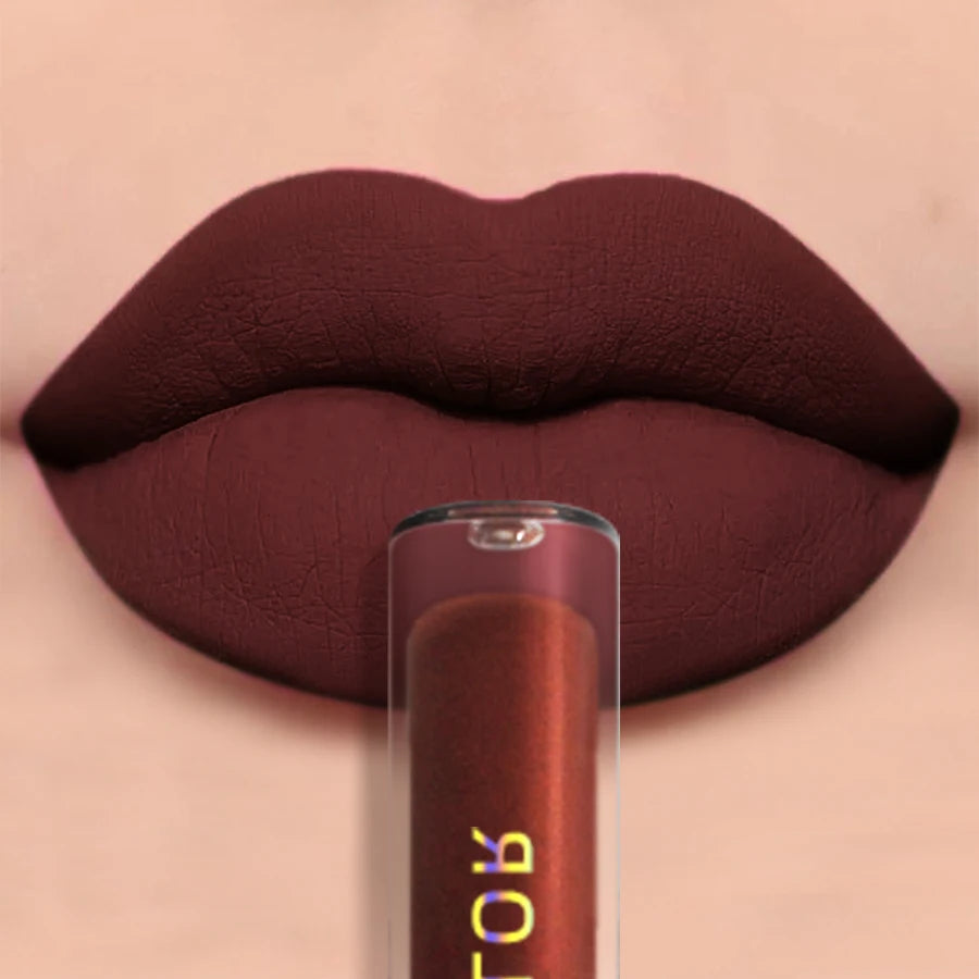 19-Color Matte Velvet Lip Gloss Collection