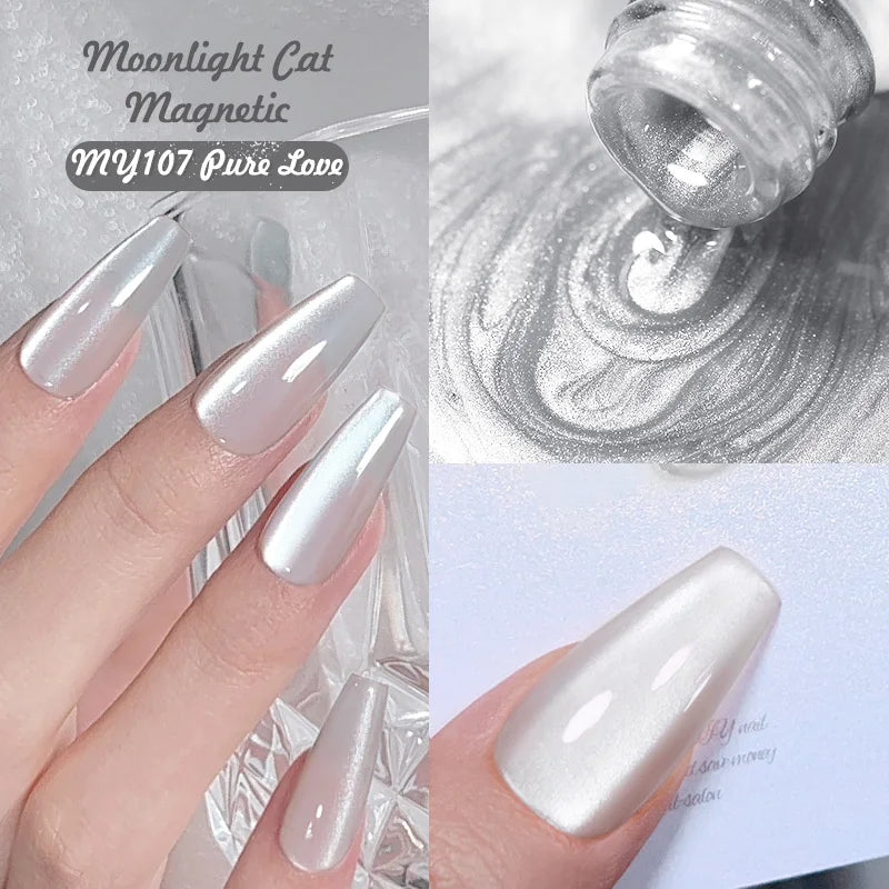 Sparkling Magnetic Cat Eye Gel Polish