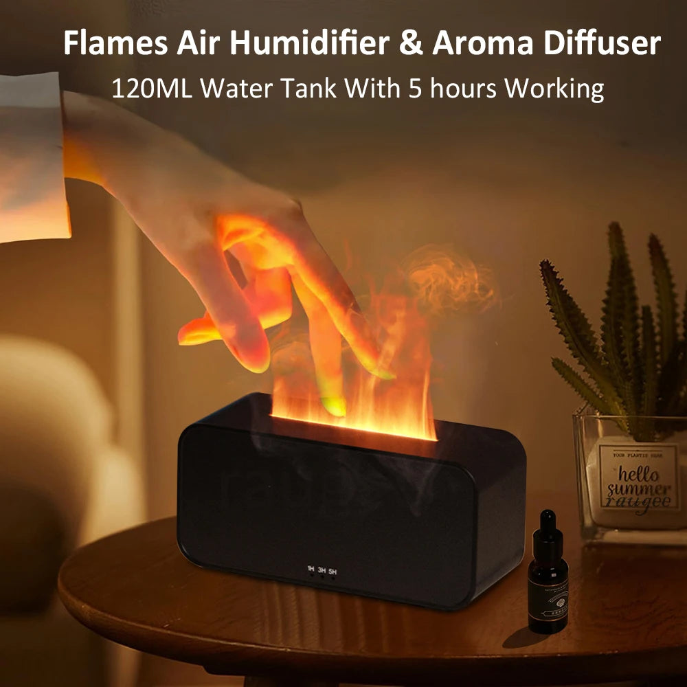 Mini Flame Aroma Diffuser Humidifier