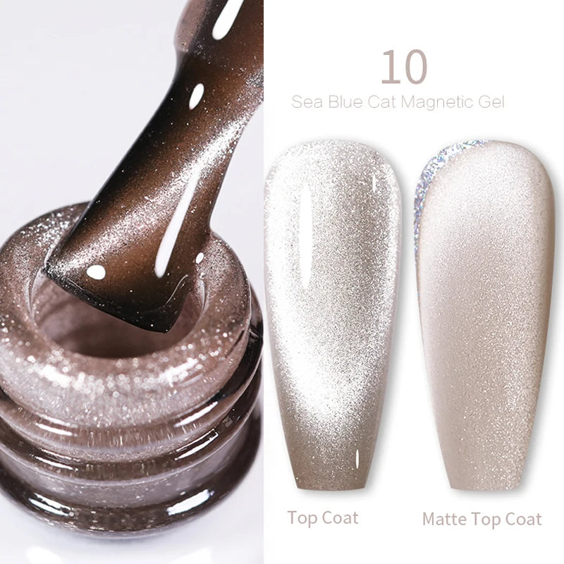 Sparkling Magnetic Cat Eye Gel Polish
