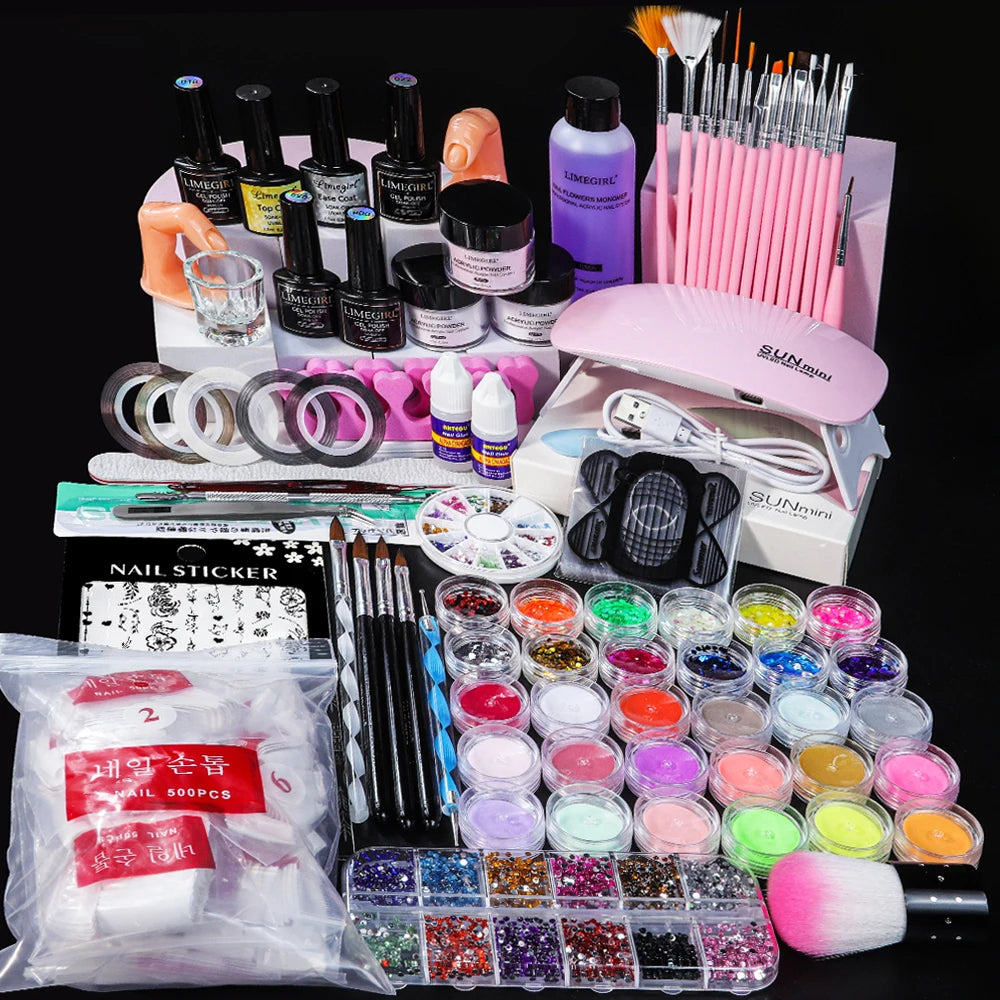 Acrylic Powder and Monomer Nail Kit