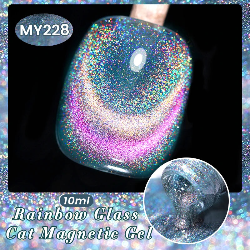 Sparkling Magnetic Cat Eye Gel Polish